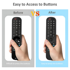 Hicle LG AN-MR21GC MR21N/21GA TV Remote Control Silicone Full-Cover Protective Cover — Durable, Non-Slip & Modern