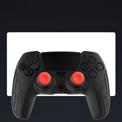 Hicle Red Soft Silicone Joystick Cap for PS5, PS4, PS3 & Xbox Controllers – Anti-Slip Thumb Grip Cover-Red