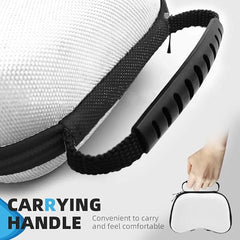 HICLE Game Controller Storage Case Compatible with PS5 Controller– Premium White Travel Carrying Protective Hard Case Compatible with PlayStation 5 Controller (White)