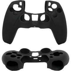 Hicle Silicone Soft Cover for PS5 Controller – Anti-Slip Protective Sleeve with Smooth Matte Finish (Black)