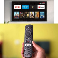 Hicle Airtel Xstream Set Top Box Remote Control – Non-Voice Version | Compatible with Airtel DTH HD/4K Xstream Box | No Setup Required (Black)