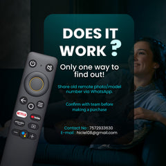 Hicle Bluetooth Voice Remote Control for Realme Smart TVs | Compatible with Realme Android FHD, UHD, and OLED TV Models – Supports Google Assistant – Requires Pairing