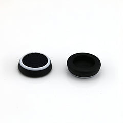 Hicle PS Joystick Luminous Silicone Thumb Grip Caps – Black with White Ring