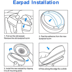 Hicle Extra-Thick Replacement Earpads – Compatible with Beats Solo 2 & 3 Wireless On-Ear Headphones (1 Pair, Grey)