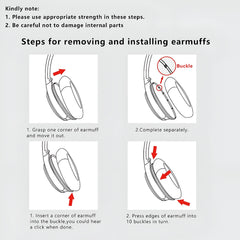 Hicle Replacement Ear Pads – Compatible with Beats Studio 2 & 3 Wireless (Models B0501, B0500)