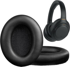 Hicle Replacement Ear Pads for Sony MDR-1000X & WH-1000XM4 Headphones – Black (1 Pair)