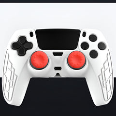 Hicle Red Soft Silicone Joystick Cap for PS5, PS4, PS3 & Xbox Controllers – Anti-Slip Thumb Grip Cover-Red