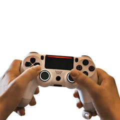 Hicle PS Joystick Luminous Silicone Thumb Grip Caps – Black with White Ring