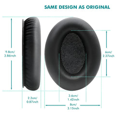 Hicle Replacement Ear Pads – Compatible with Beats Studio 2 & 3 Wireless (Models B0501, B0500)
