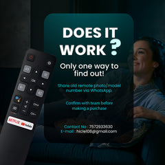 Hicle RC802V FNR1 Replacement Remote Control for TCL Smart TVs | Compatible with 43S6500FS, 49S6800FS, and More – Non-Bluetooth, Non-Voice Command