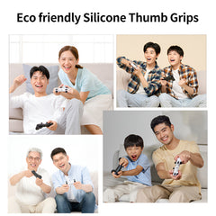 Hicle White Soft Silicone Joystick Cap for PS5, PS4, PS3 & Xbox Controllers – Anti-Slip Thumb Grip Cover-White