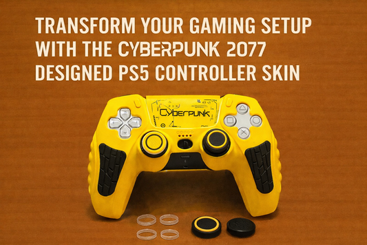 Transform Your Gaming Setup with the CyberPunk Designed PS5 Controller Silicone Cover