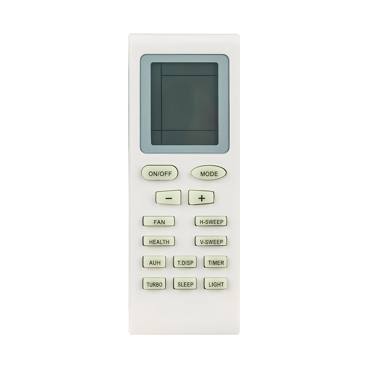Hicle 50-in-1 Universal AC Remote Control – Compatible with Over 50 Brands – No Setup Required – Ergonomic Design