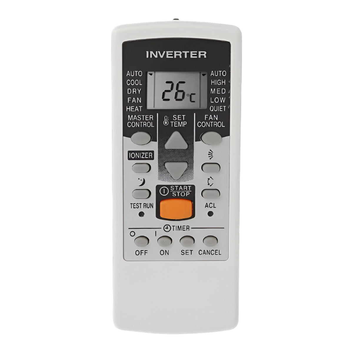 Hicle AC Remote Control for O General Window Air Conditioners | Compatible with AR-RCD2E Model – No Setup Required – Ergonomic Design