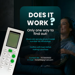 Hicle AC Remote Control for Blue Star Split & Window Air Conditioners | Compatible with AC-226 Model – No Setup Required – Ergonomic Design