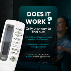 Hicle AC Remote Control for Samsung Air Conditioners | Compatible with Samsung Split & Window AC Models – No Setup Required – Ergonomic Design