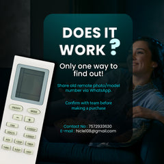 Hicle 50-in-1 Universal AC Remote Control – Compatible with Over 50 Brands – No Setup Required – Ergonomic Design