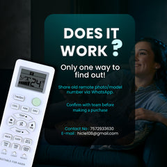 Hicle Remote Control for Haier Air Conditioners | Compatible with Various Models – No Setup Required – Ergonomic Design