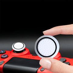 Hicle PS Thumb Grip Caps – White with Black Ring