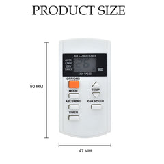 Hicle Universal Remote for Panasonic Split AC – Compatible with Multiple Models – Sleek & Durable Design