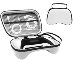 HICLE Game Controller Storage Case Compatible with PS5 Controller– Premium White Travel Carrying Protective Hard Case Compatible with PlayStation 5 Controller (White)