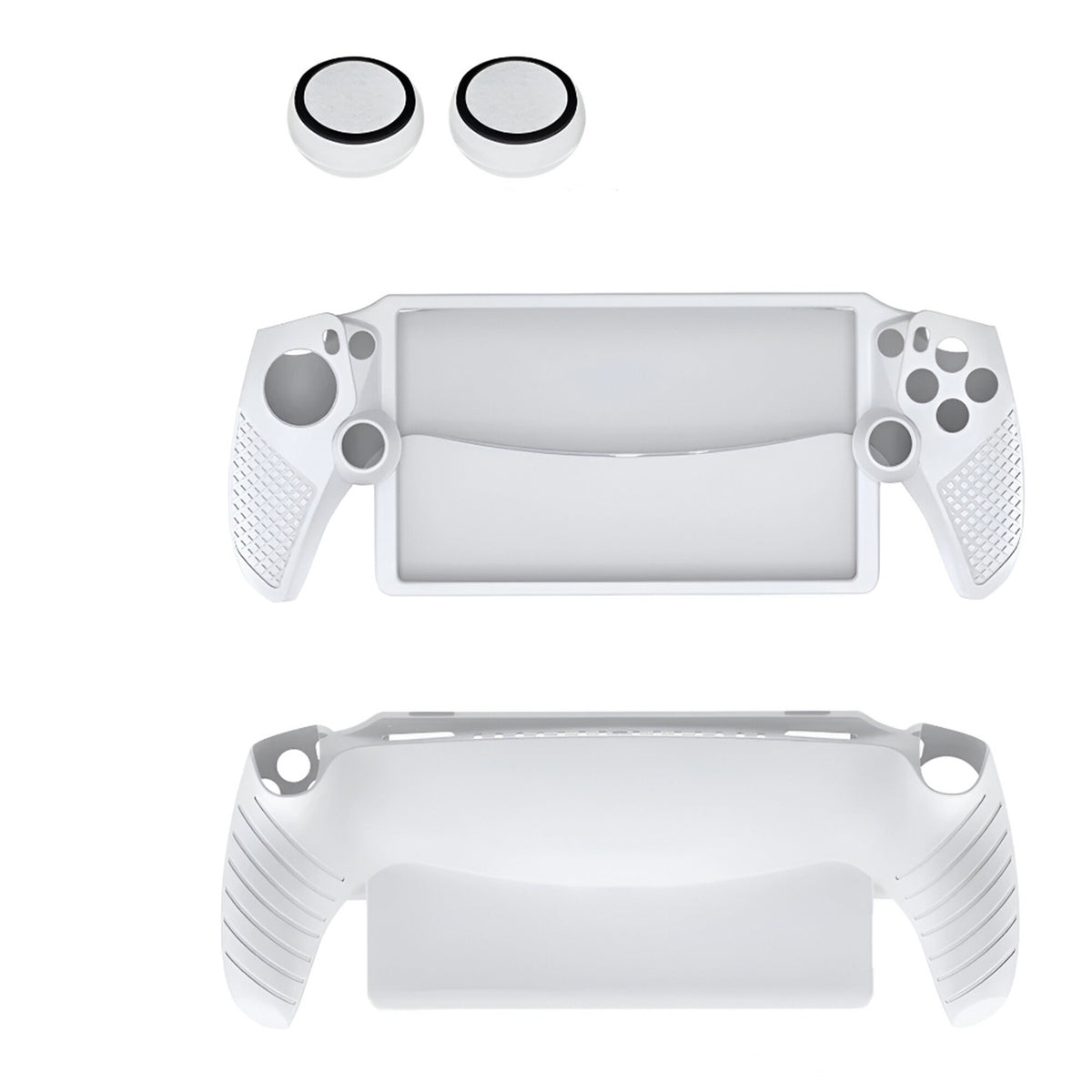Hicle PlayStation Portal Silicone Protective Cover – Durable Shell with Joystick Caps – White Variant