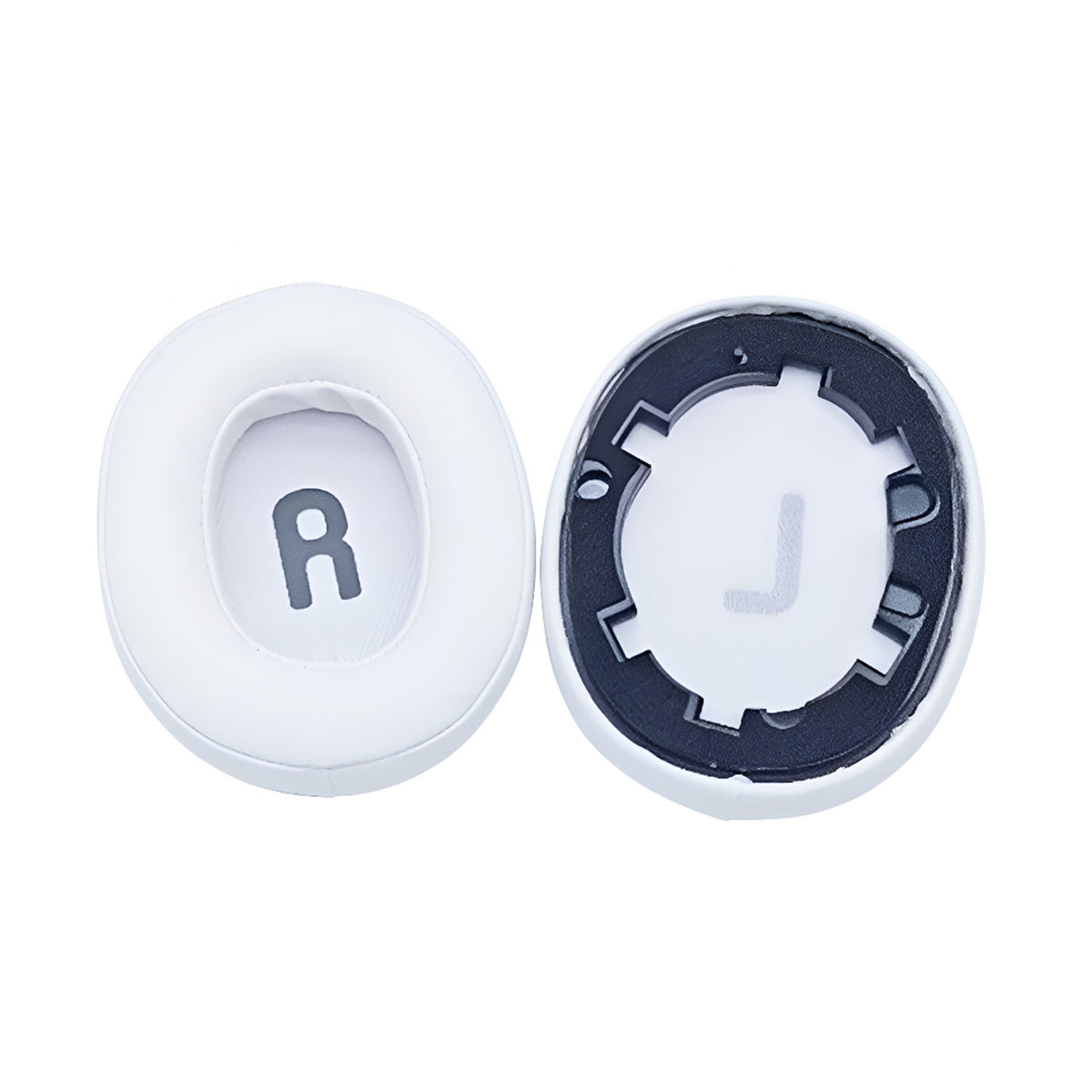 Hicle Replacement Ear Pads for JBL T700BT & T750 Over-Ear Headphones – White (Pack of 1)