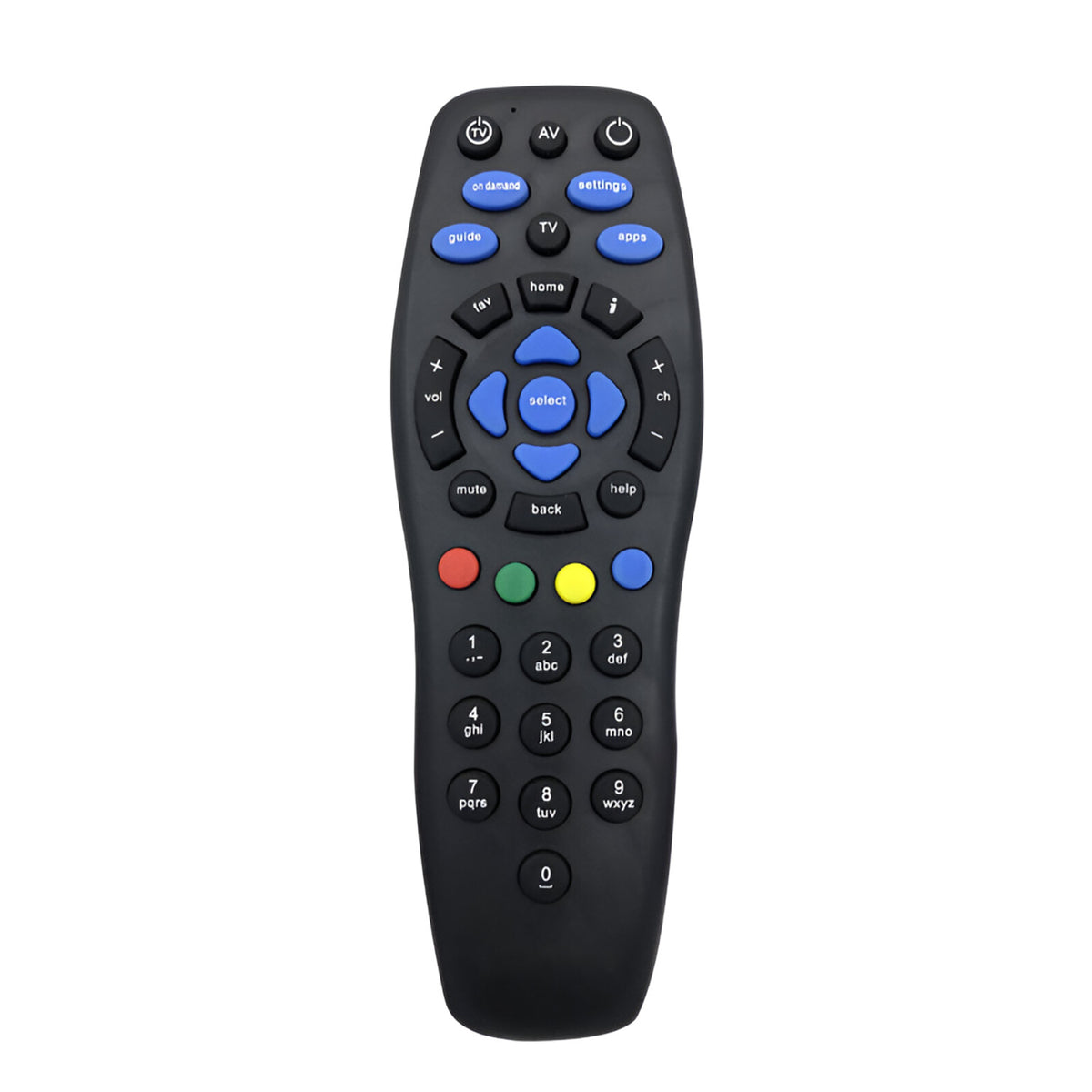 Hicle Remote Control for Tata Sky/Tata Play Set Top Box | Compatible with SD, HD, HD+, and 4K Models – Non-Voice Command