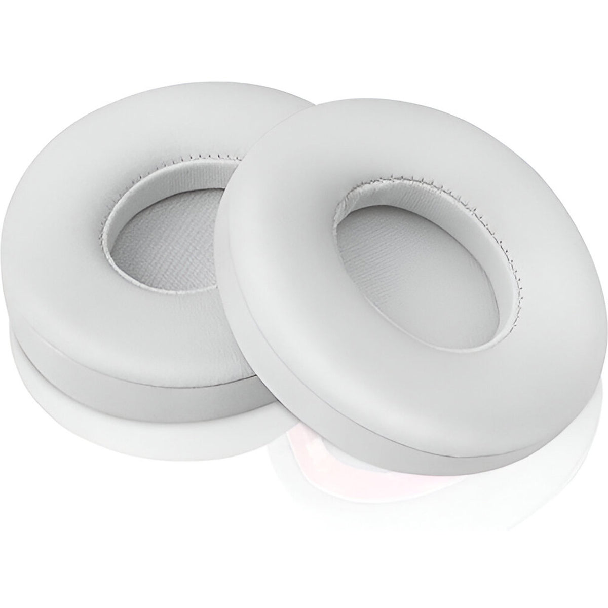 Hicle Extra-Thick Replacement Earpads – Compatible with Beats Solo 2 & 3 Wireless On-Ear Headphones (1 Pair, White)