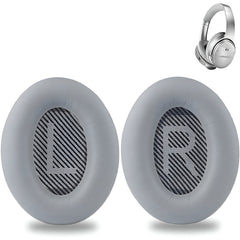 Hicle Premium Replacement Ear Pads – Compatible with Bose QuietComfort Series and SoundTrue/SoundLink Around-Ear Headphones (1 Pair, Light Grey)