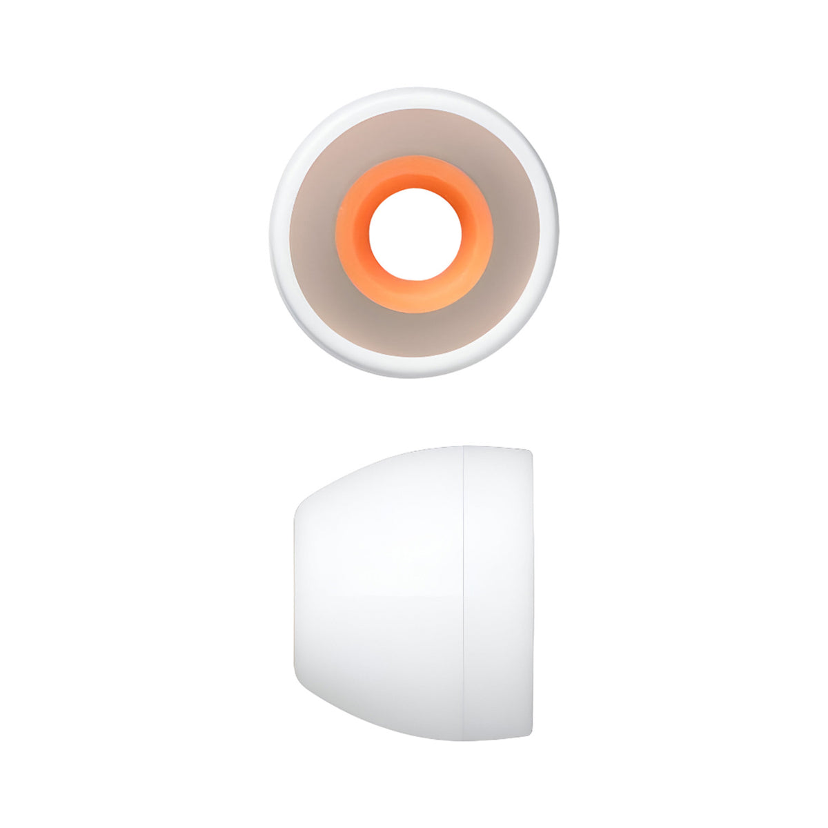 Hicle Premium Silicone Earbuds Tips – Small (9mm) – White– Compatible with Sony XBA, MDR, Senhai, and UE Series In-Ear Headphones