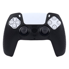 Hicle Silicone Grip Cover for PS5 Controller – Anti-Slip Dotted Texture Protective Sleeve (Black)