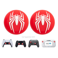 Hicle Spider Edition Thumb Grips – Red with White Spider Logo