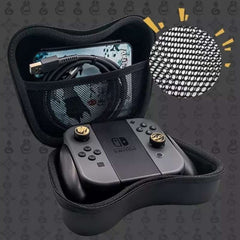 HICLE Game Controller Storage Case for PS5 /PS4 Controller– Premium Black PU Travel Carrying Protective Hard Case for PlayStation Controller (Compatible with PS5 & PS4 Controller)