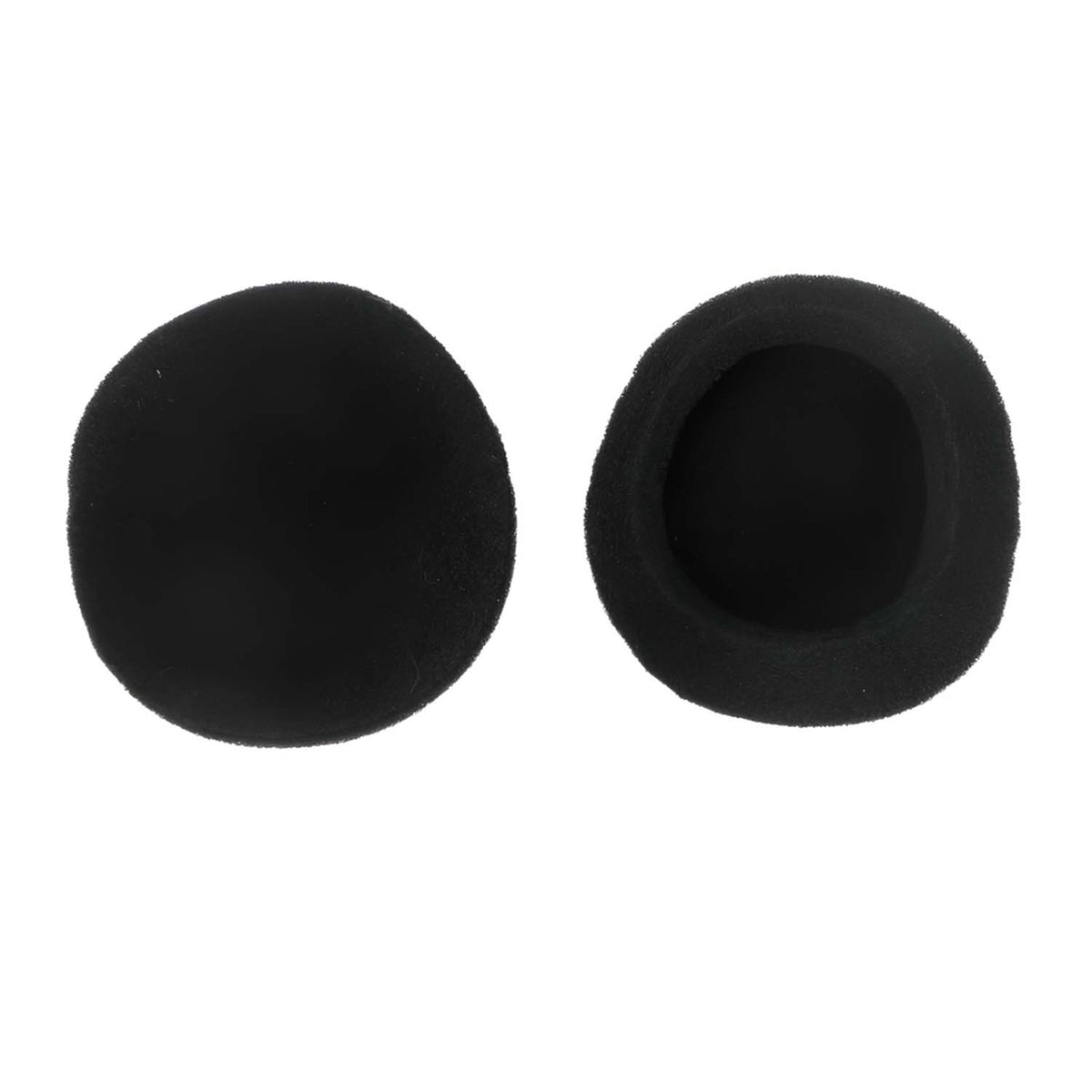 Hicle 40mm Replacement Foam Earbud Pad Covers – 5 Pairs – Black – Compatible with Headsets & Earphones