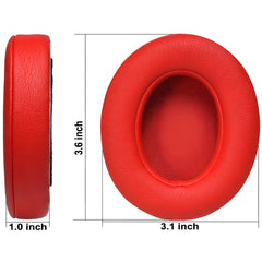 Hicle B0501/B0500 Wireless Over-Ear Replacement Earpads – Soft Foam Cushions for Wireless Headphones (Red, 1 Pair)