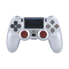 Hicle Anti-Slip Joystick Cap for PS5, PS4 & Xbox Controllers – 3D Silicone Thumb Grip Cover (Pack of 2, Black+Red)