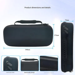 Hicle PlayStation Portal Carry Case — Durable Storage Bag with Handle and Zipper — Portable, Shock-proof, Water-resistant — Black