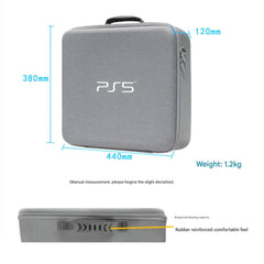 Hicle PS5 Storage Bag – Hard Shell EVA Carrying Case with Shoulder Strap for PlayStation 5 Console