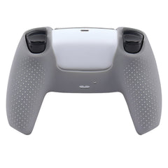 Hicle Silicone Grip Cover for PS5 Controller – Anti-Slip Dotted Texture Protective Sleeve (Grey)