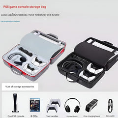 Hicle PS5 Hard Travel Carrying Case – Compact Black EVA Storage Bag for PlayStation 5 Console and Accessories (New Model)