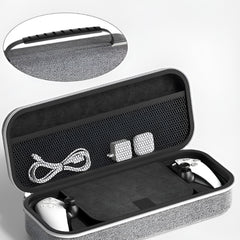 Hicle PlayStation Portal Carry Case — Durable Gray Storage Bag with Handle and Zipper — Shock-proof EVA Shell — Portable and Lightweight