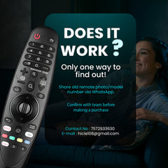 Hicle Universal TV Remote Control for LG Smart TVs | Compatible Replacement for LG Magic Remote Models – No Voice or Pointer Function