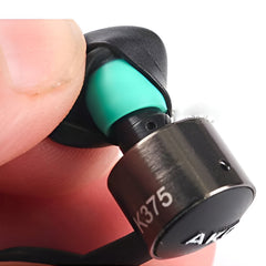 Hicle Premium Silicone Earbuds Tips – Medium (11mm) – Black– Compatible with Sony XBA, MDR, Senhai, and UE Series In-Ear Headphones