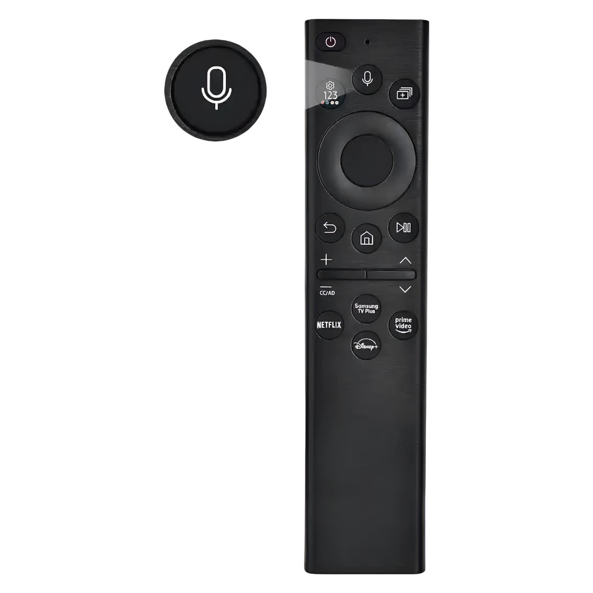 Hicle Universal TV Remote Control for Samsung Smart TVs (2019–2024) | Compatible Replacement with Voice Control – No Solarcell