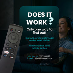 Hicle Bluetooth Voice Remote Control for OnePlus Smart TVs | Compatible with OnePlus Android TV Models – Supports Google Assistant – Requires Pairing