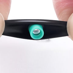 Hicle Premium Silicone Earbuds Tips – Medium (11mm) – Black– Compatible with Sony XBA, MDR, Senhai, and UE Series In-Ear Headphones