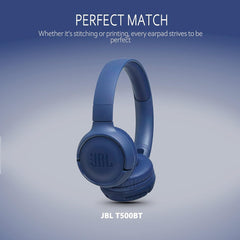 Hicle Replacement Ear Pads for JBL Wireless Headphones – Blue (1 Pair)