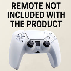 Hicle Silicone Soft Cover for PS5 Controller – Anti-Slip Protective Sleeve with Smooth Matte Finish (White)