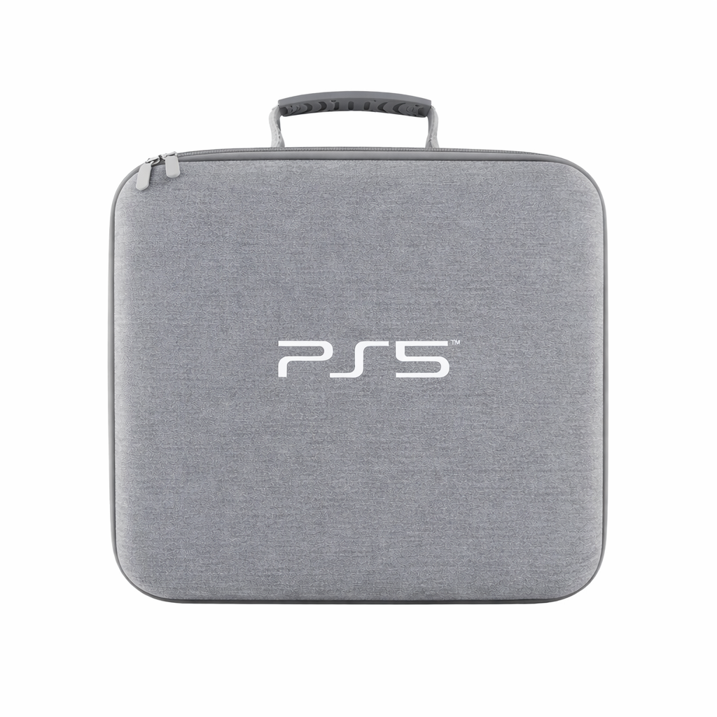 PS5/PS4 Hard Shell Compact Carrying & Travel Case with EVA Protection - Grey